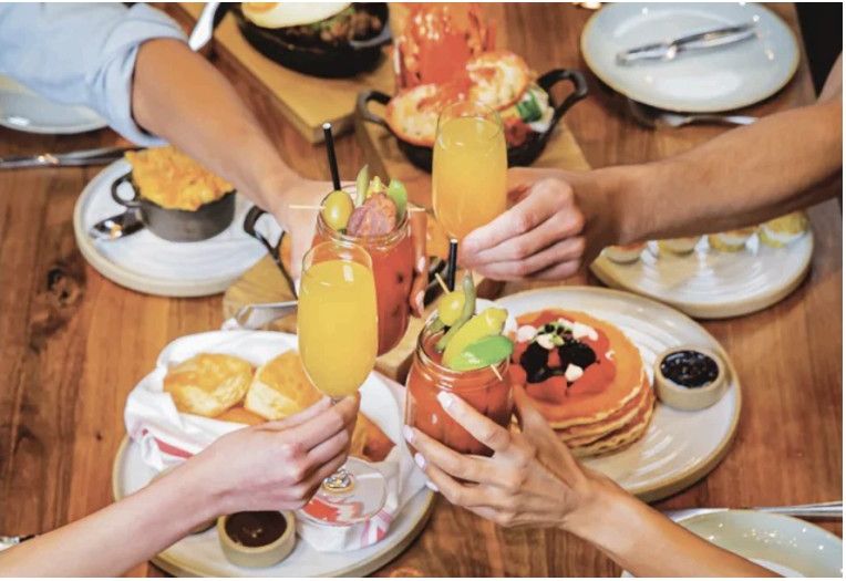 A toast at Yardbird