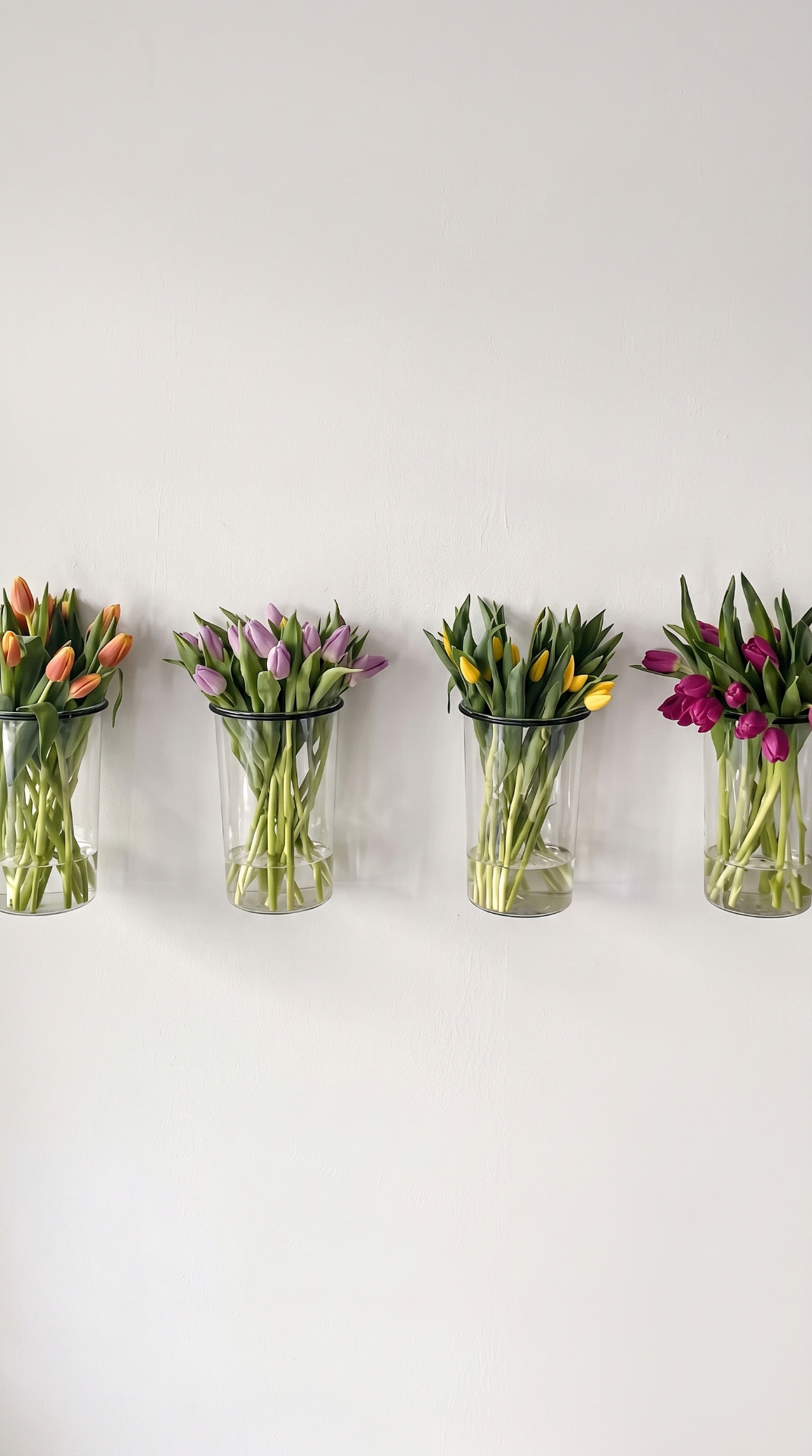 Tulip wall for the Atlanta Honor Thy Mother guide
