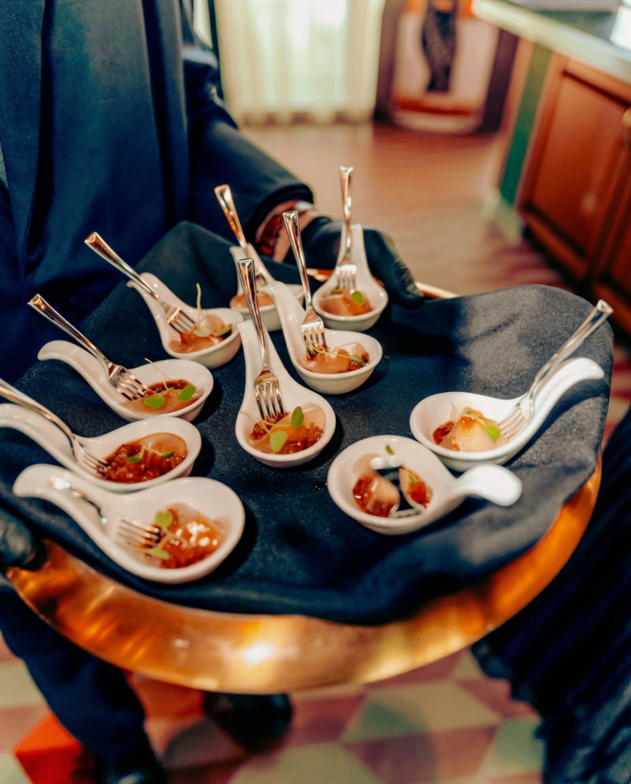 Slide 4 — Small bites. Sharp service.